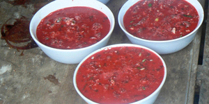 Sup darah beku - 7 Makanan Aneh Di Dunia